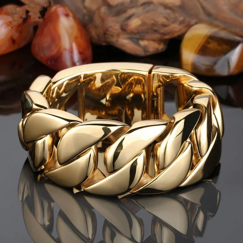 32mm Cuban chain bracelet
