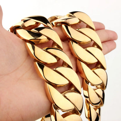 32mm Cuban chain bracelet