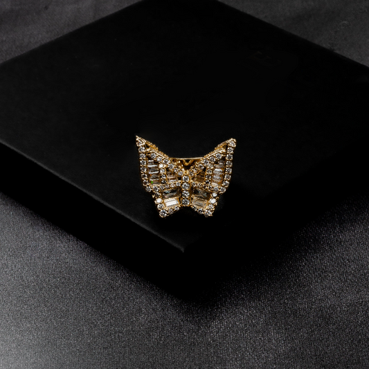 Iced Butterfly Ring