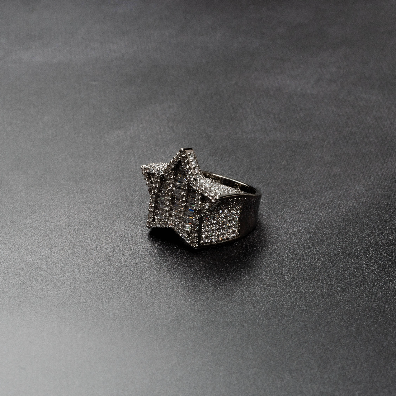 Iced Star Ring