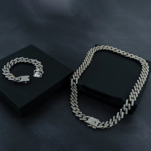 20mm Prong Chain & Prong Bracelet Bundle