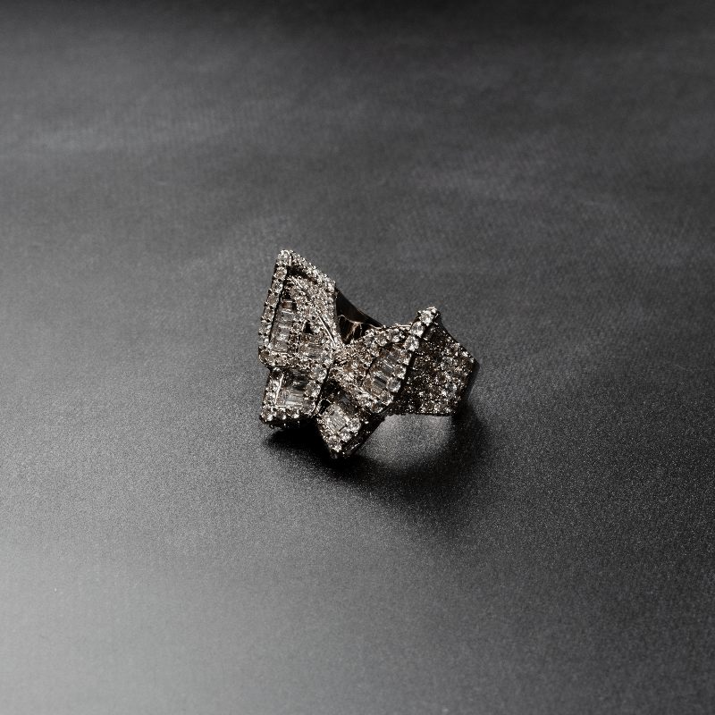 Iced Butterfly Ring