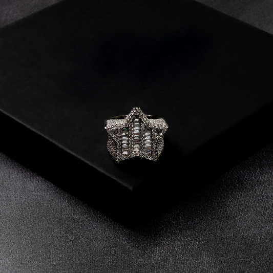 Iced Star Ring