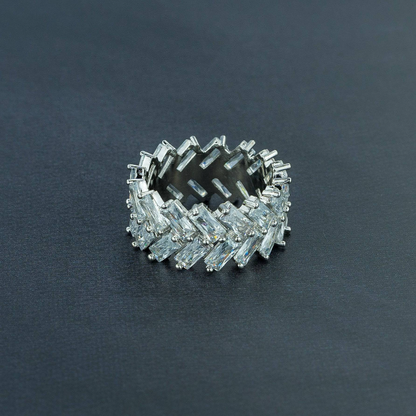 2 Row Baguette Ring