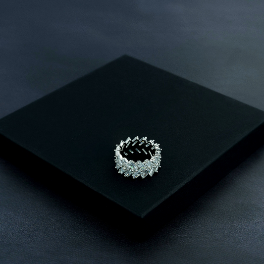 2 Row Baguette Ring