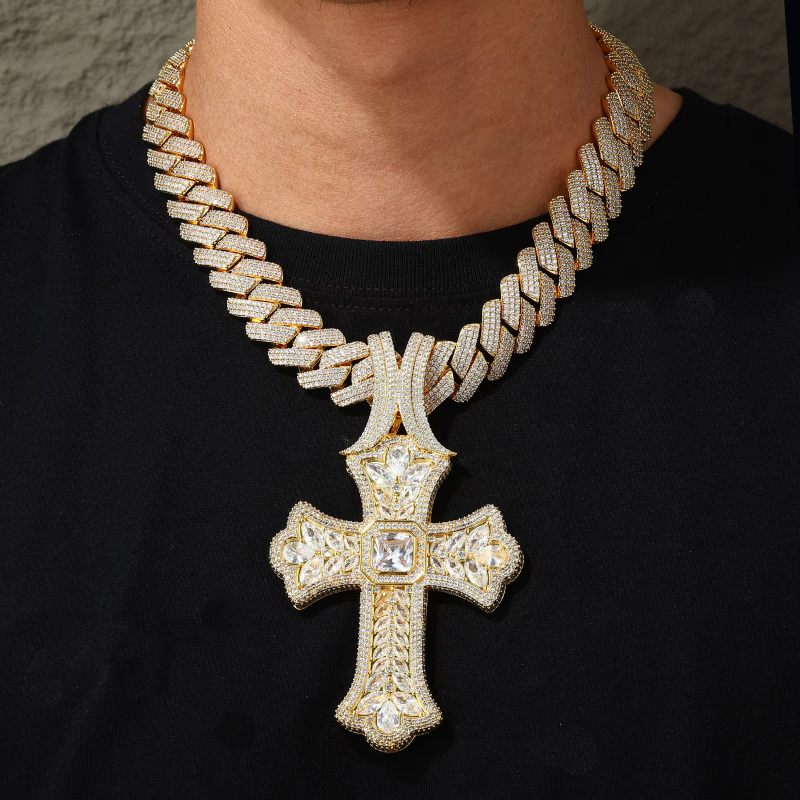 Zircon Luxury Cross Pendant