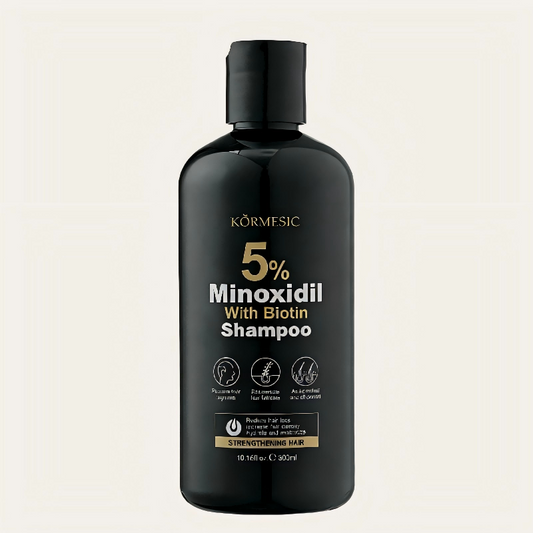 KORMESIC 5% Minoxidil Biotin Shampoo - Hair Growth Treatment for Thinning Hair, Strengthening Shampoo for Men & Women