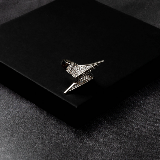 Iced Lightning Ring