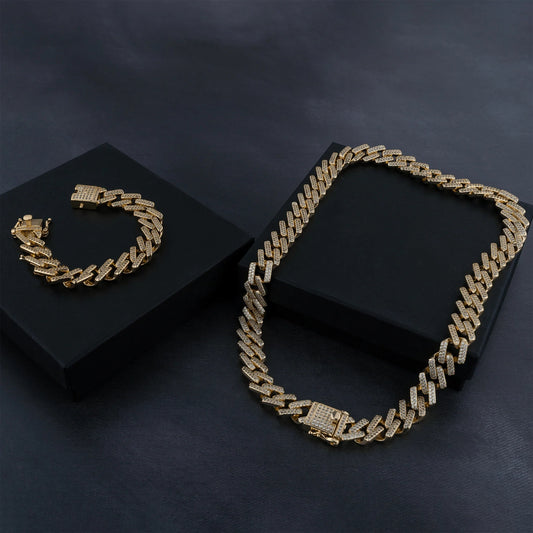20mm Prong Chain & Prong Bracelet Bundle
