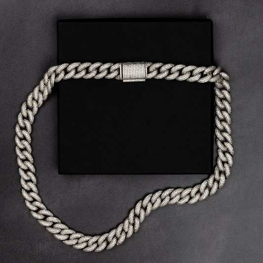 12mm Iced Miami Cuban Chain