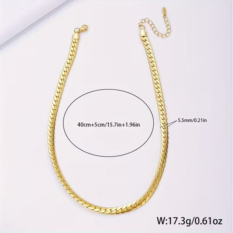 18K plated stainless steel chain