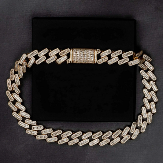 20mm Baguette Cuban Chain