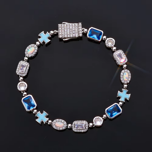 6mm Cross Bracelet