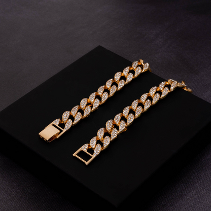15mm Iced Cuban Chain
