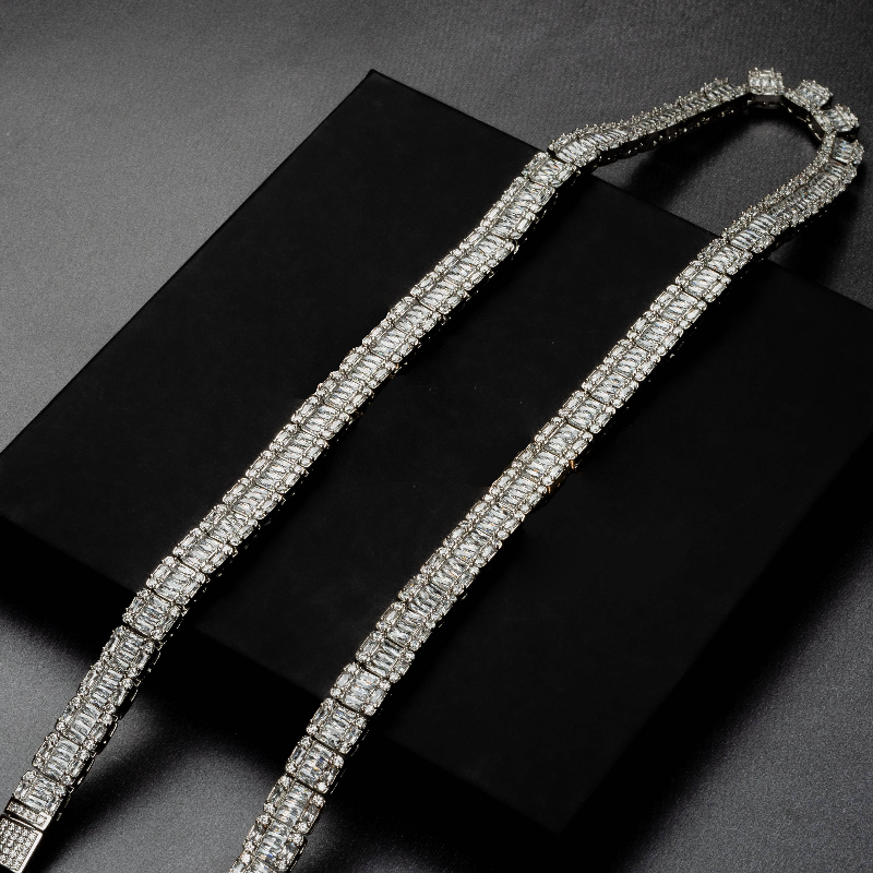 9mm Square Baguette Chain