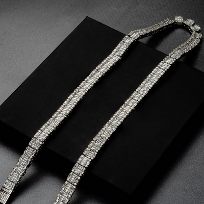 9mm Square Baguette Chain