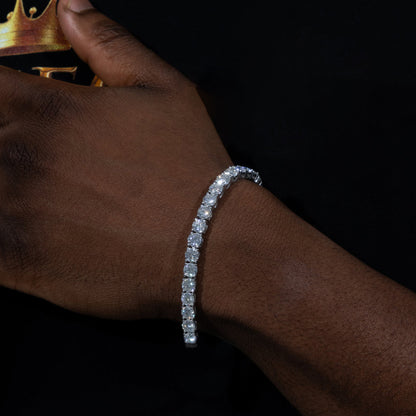 5mm Round Cut Tennis Bracelet