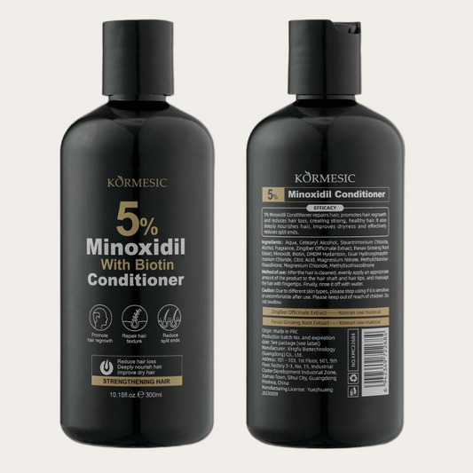 KORMESIC 5% Minoxidil Conditioner with Biotin - Anti Hair Loss & Hair Growth Conditioner