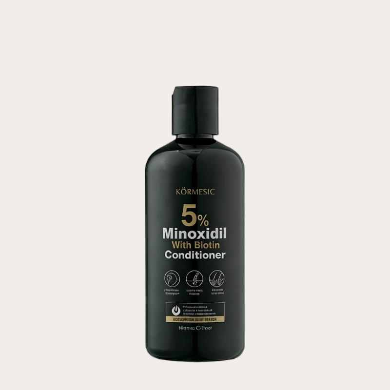 KORMESIC 5% Minoxidil & Biotin Scalp Care Kit | Helps Reduce Shedding & Support Thicker Hair