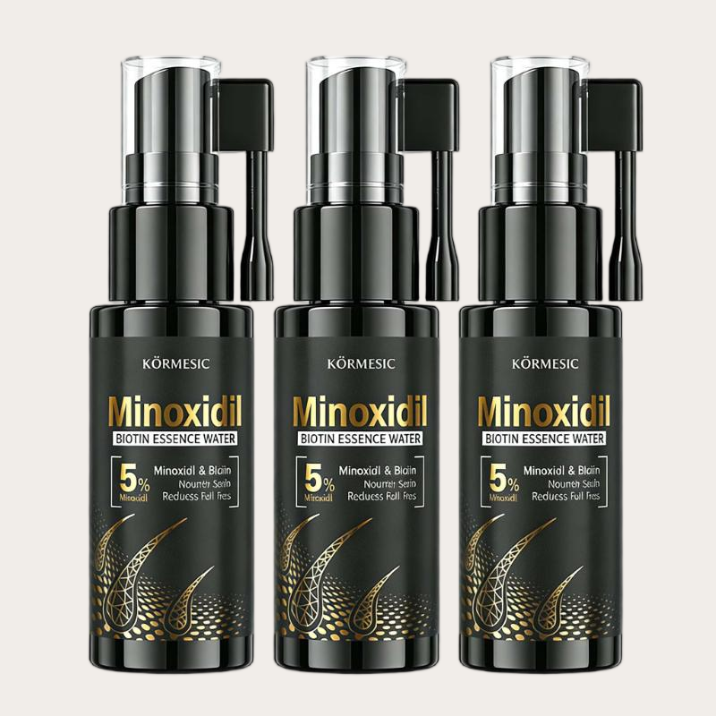 KORMESIC 5% Minoxidil Biotin Hair Growth Serum - Anti Hair Loss Essence Water