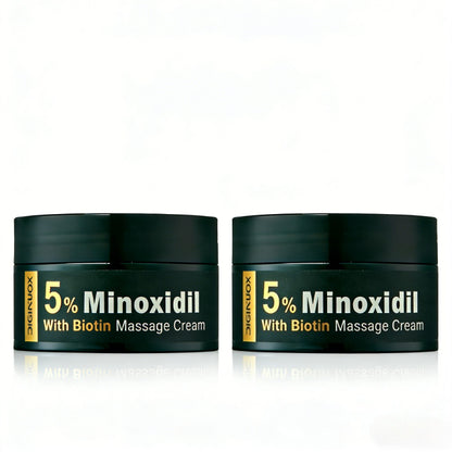 KORMESIC 5% Minoxidil Biotin Massage Cream - Anti Hair Loss & Hair Growth Scalp Cream