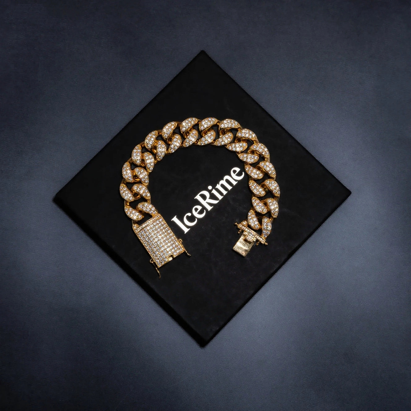 20mm Cuban Chain & Cuban Bracelet Bundle - Gold/White Gold