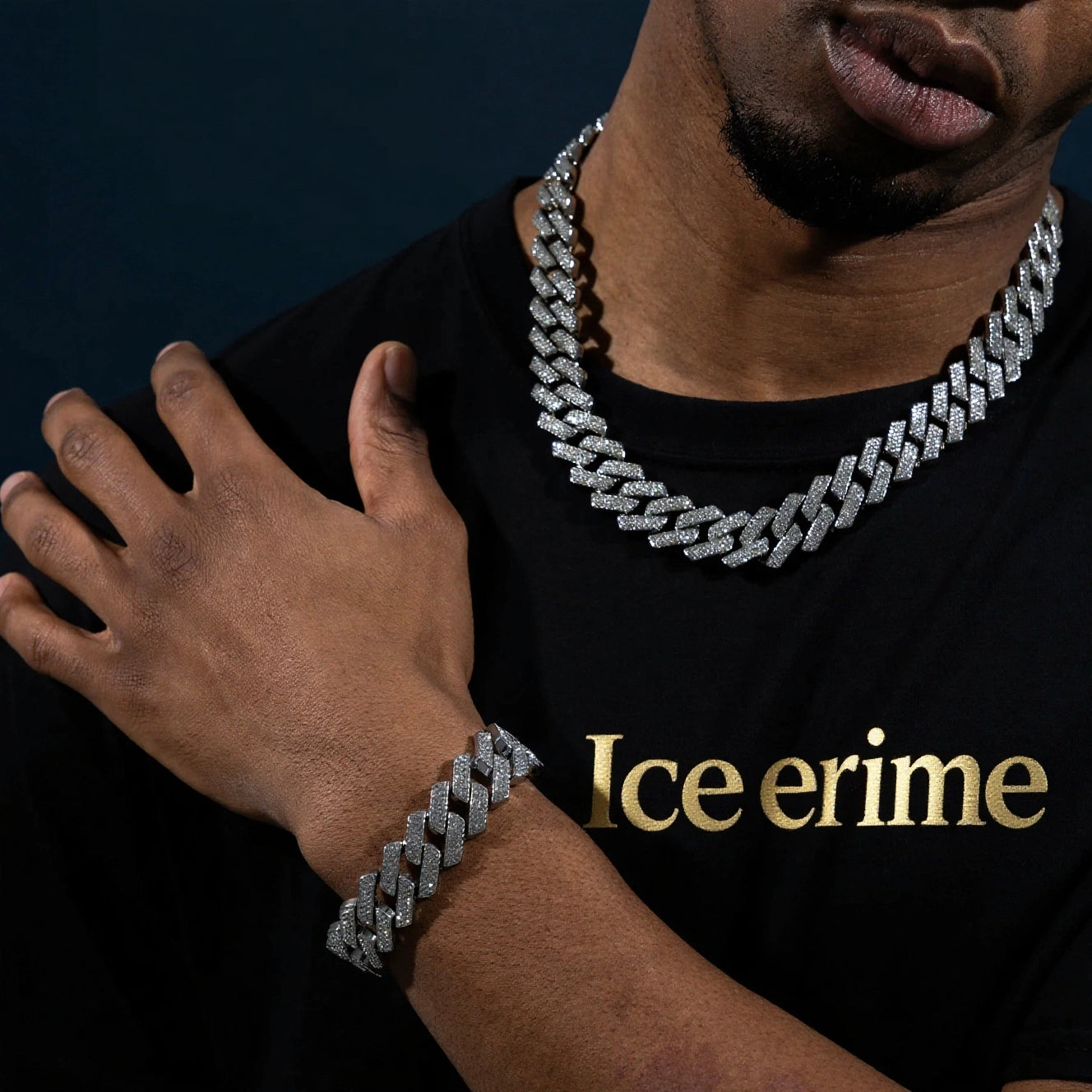 20mm Prong Chain & Prong Bracelet Bundle