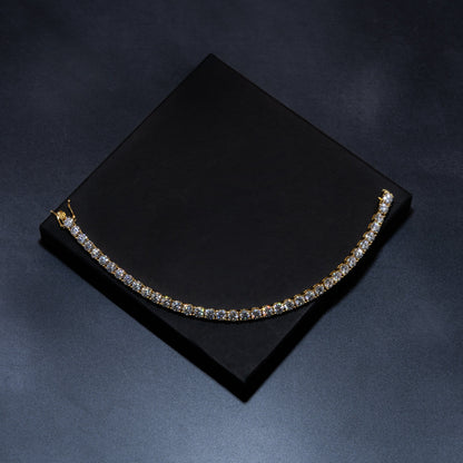 5mm Round Cut Tennis Bracelet