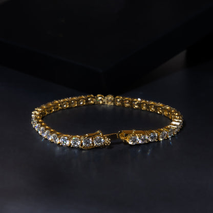 5mm Round Cut Tennis Bracelet