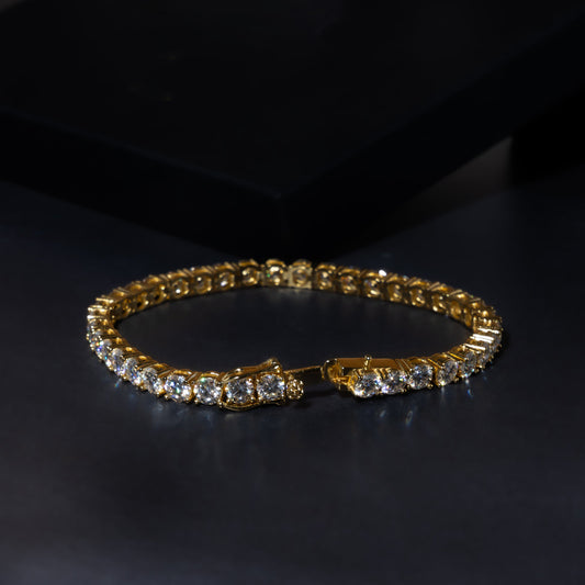5mm Round Cut Tennis Bracelet