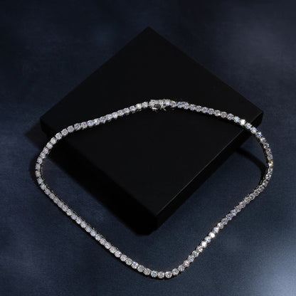 5mm Tennis Chain & 5mm Tennis Bracelet Bundle (Gold/White Gold)