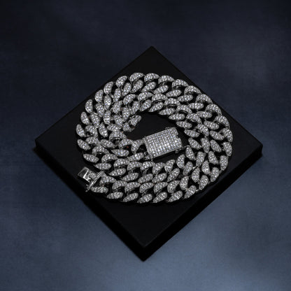 20mm Premium Iced Cuban Chain